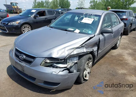2007 Hyundai Sonata Gls from USA, damaged, VIN 5NPET46C47H263806